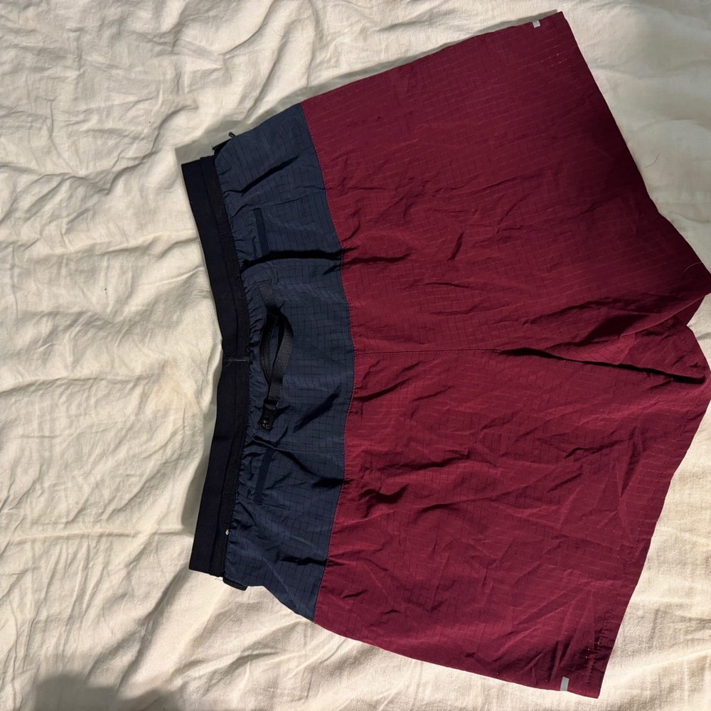 Nike Navy and Maroon Athletic Shorts - Picture 3 of 3